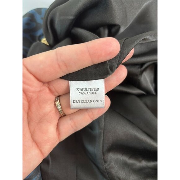 Alberto Makali womens medium animal print floral fitted knee length belted dress - Picture 9 of 9